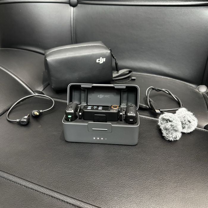 Dji микрофон черный