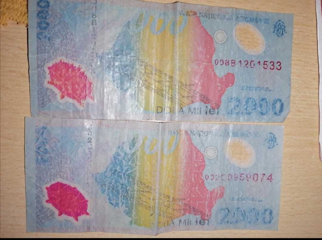 Vând doua bancnote eclipsa 1999