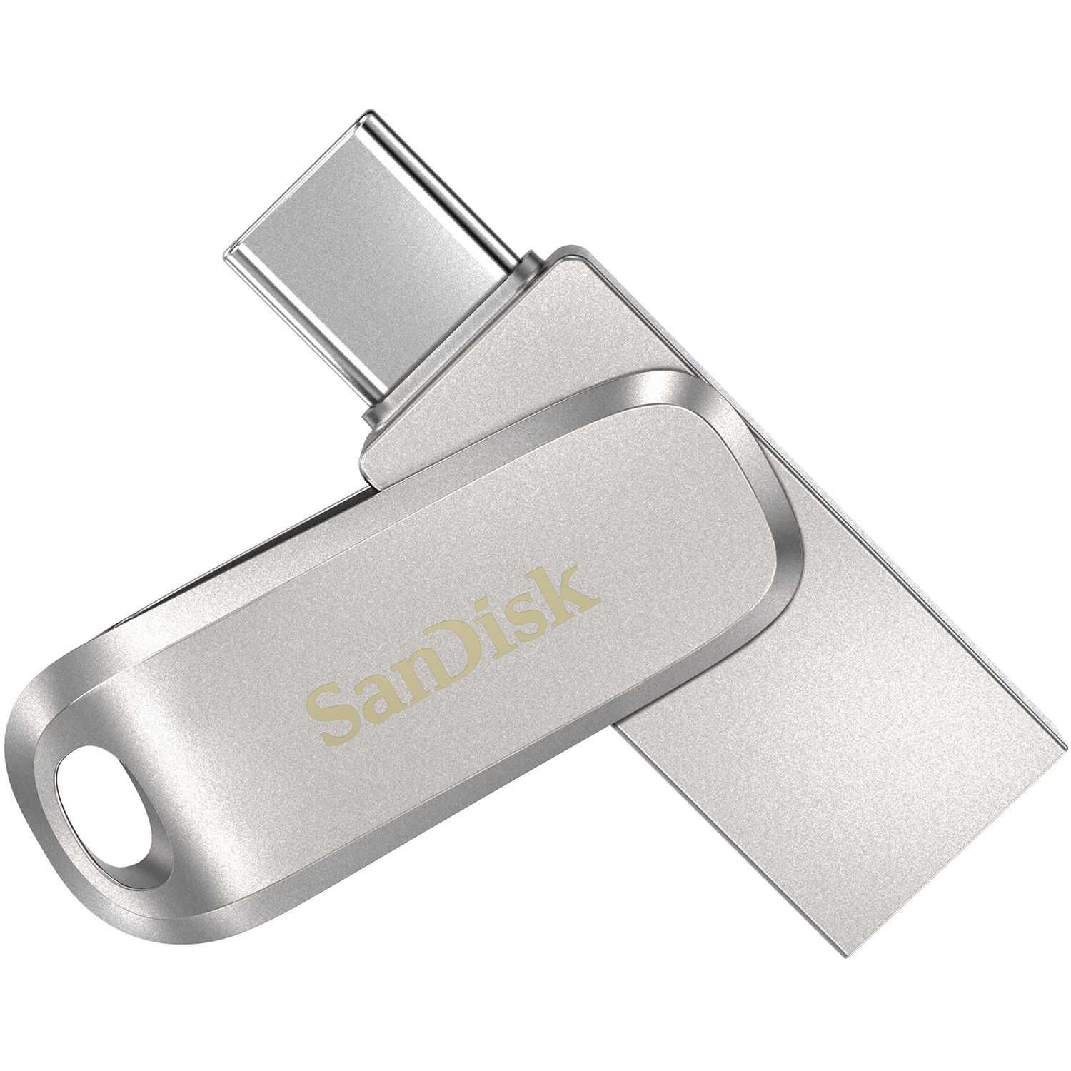 Флешка SanDisk 128Gb Ultra Dual Drive Luxe (Type-C) - Новая!