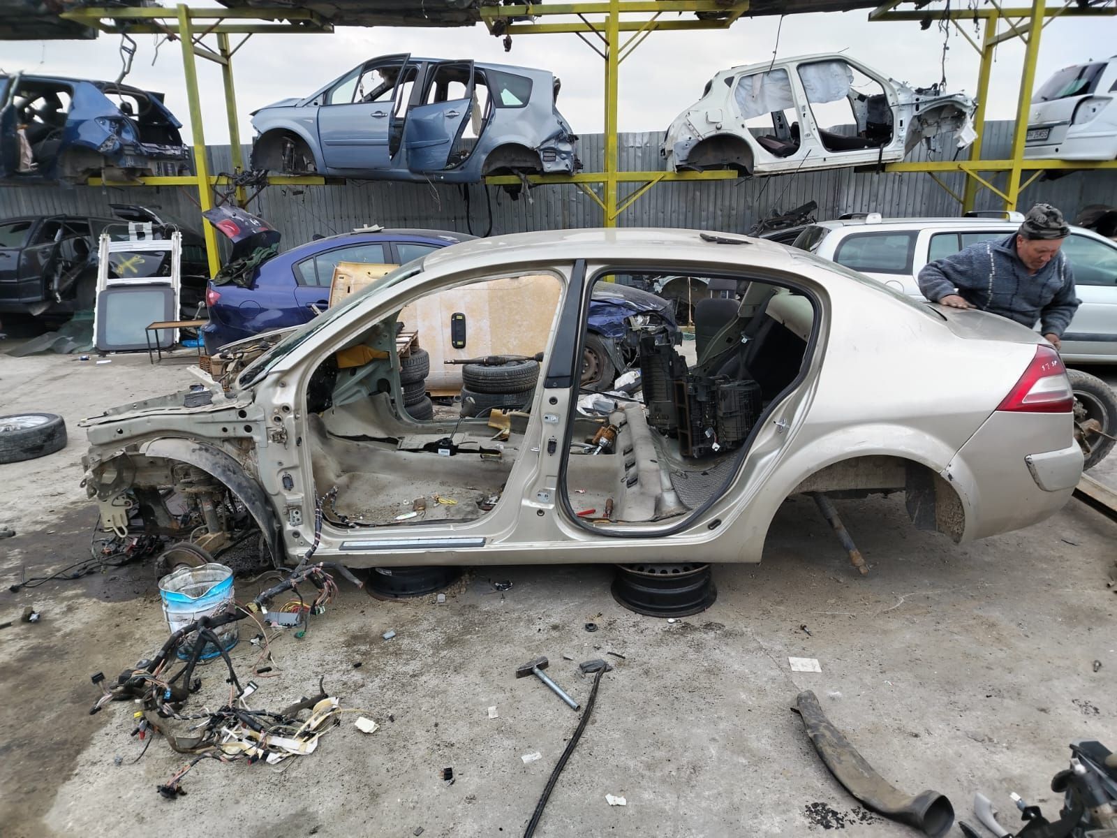Macara dreapta spate Renault Megane 2 [facelift] [2006 - 2012] 1.5 dc