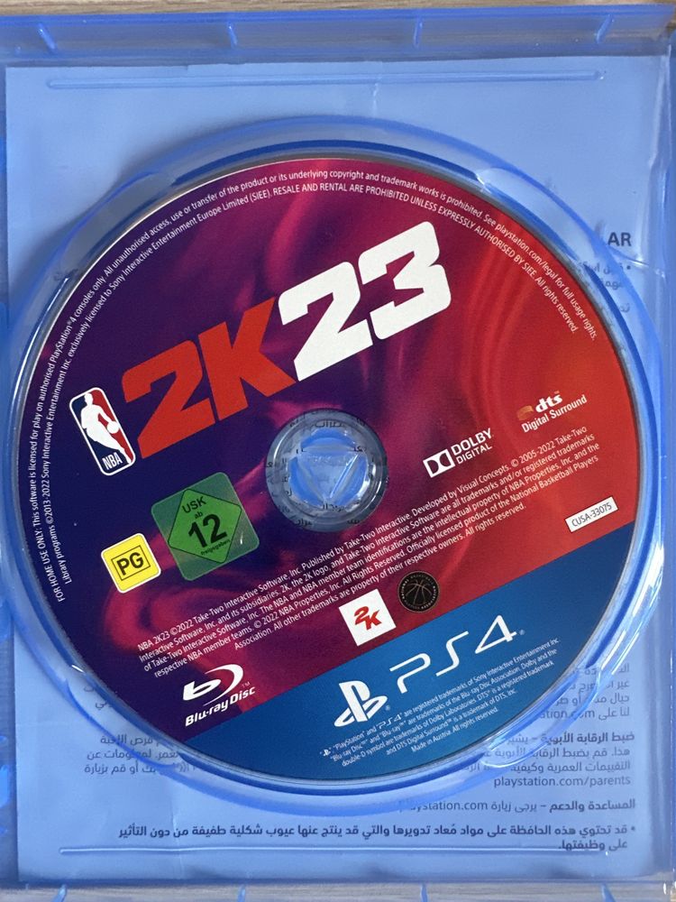 Игра Nba 2k23 для PS4 диск