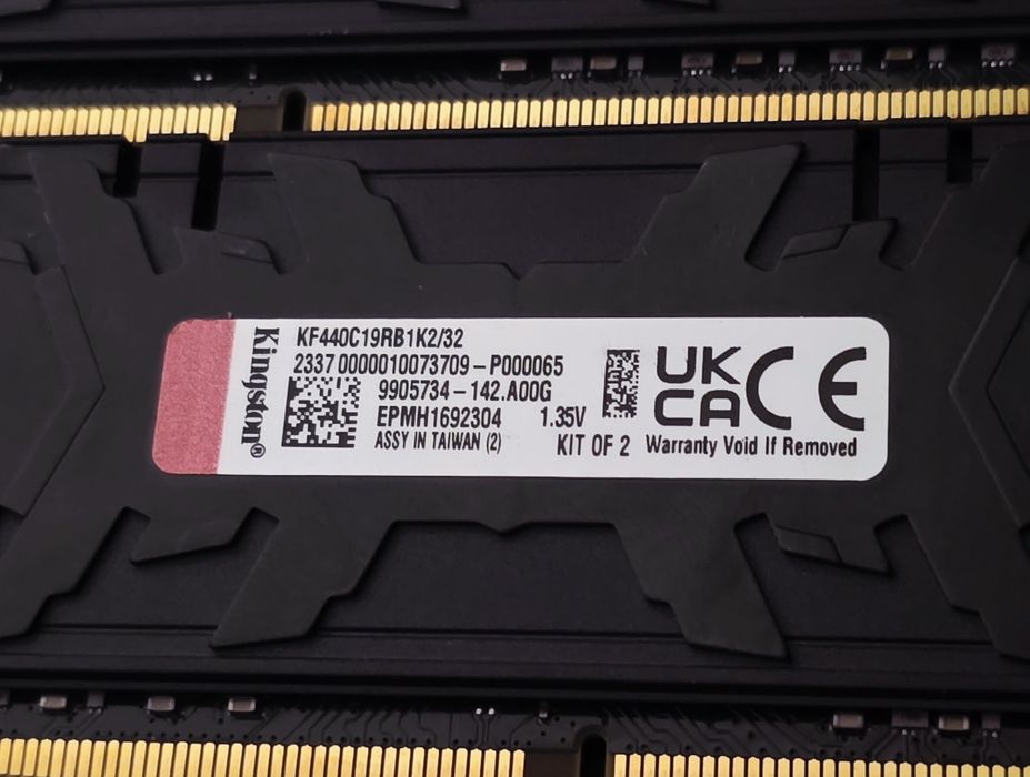 32GB RAM 4000MHz DDR FURY Renegade Black