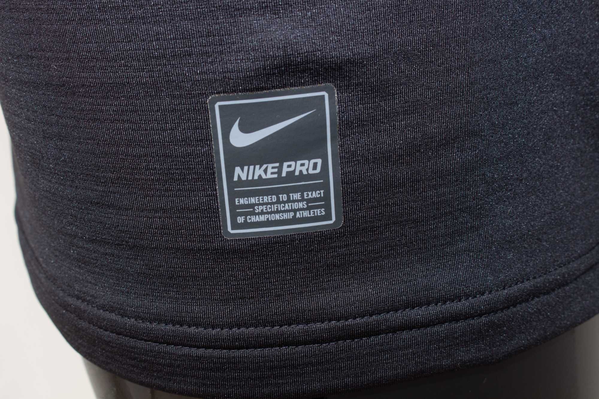 Nike Pro Оригинална Мъжка Блуза черна Dri Fit Compression фитнес XXL