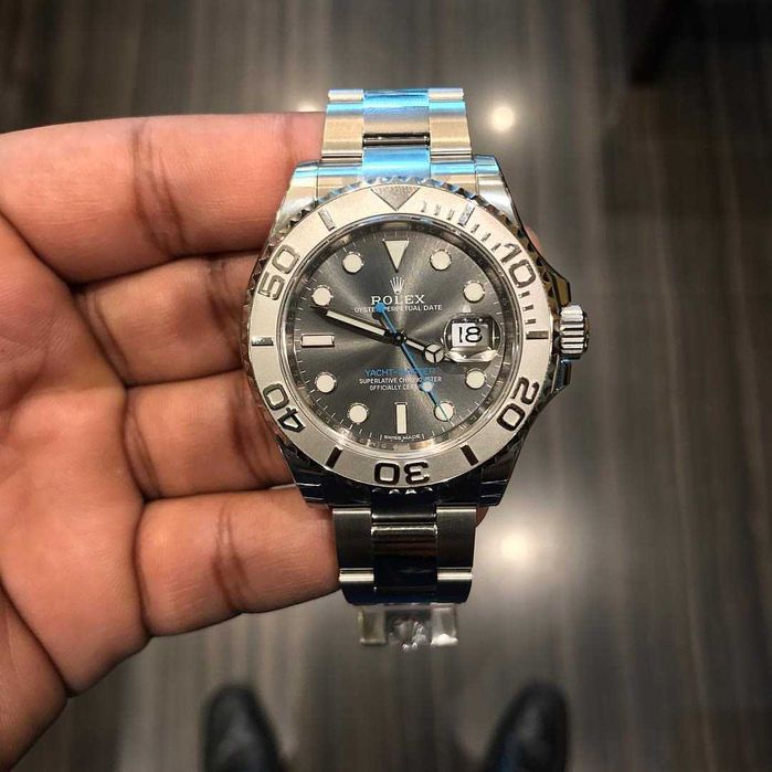 Rolex Yacht-Master Platinum сиво