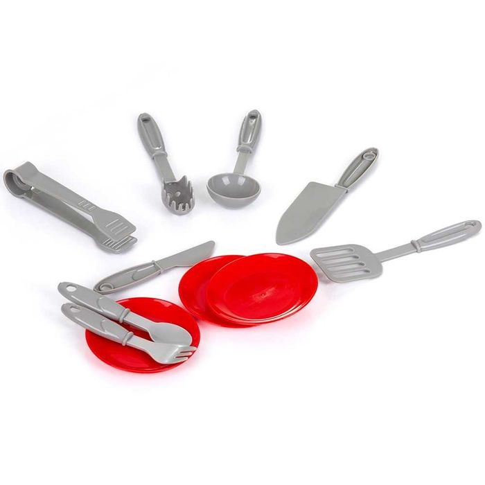 Set jucarie bucatarie 84 cm cu  apa, lumini, sunete si 79 accesorii