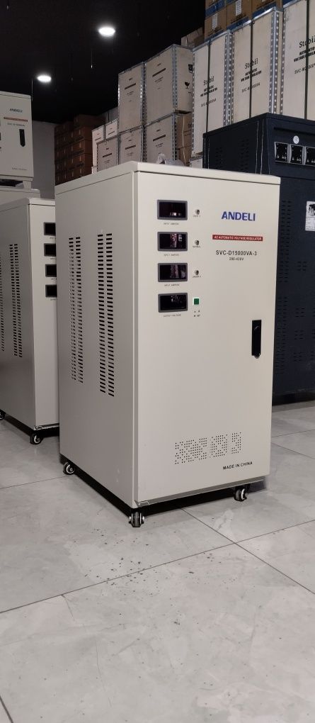 ANDELI 15kva 380V Andeli Stabilizator Стабилизатор Optom narxda