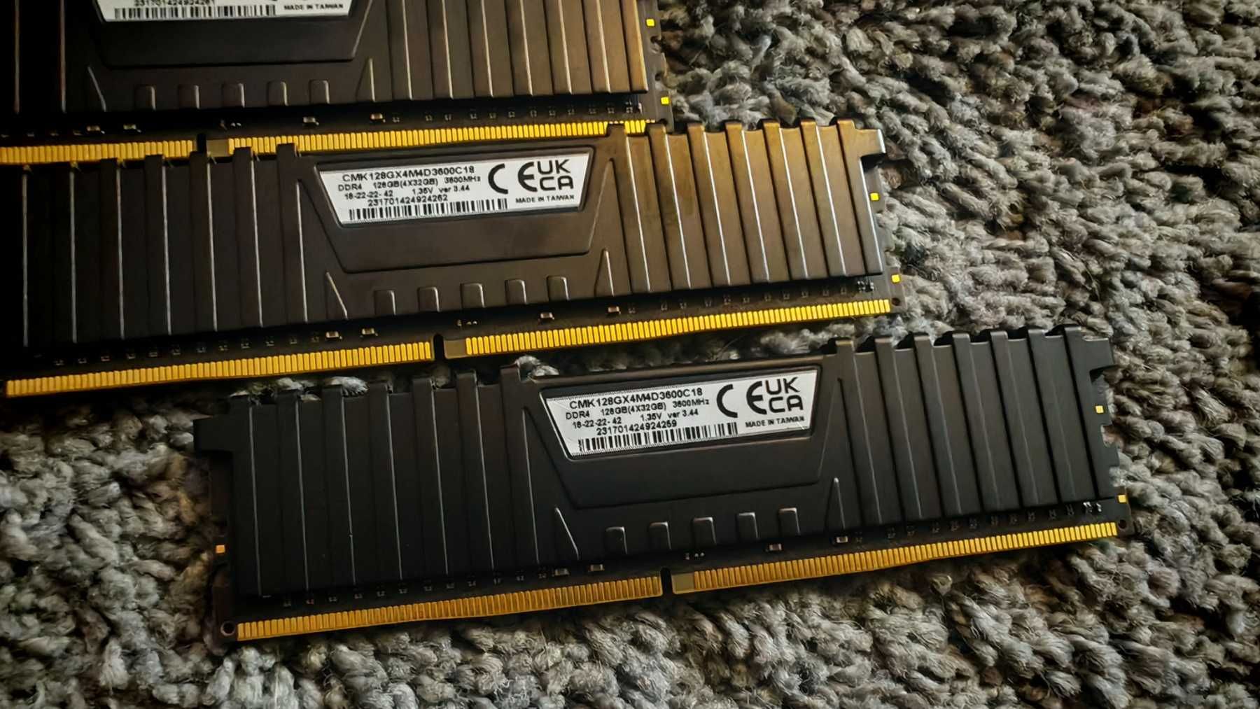 Рам памет CORSAIR VENGEANCE LPX 128GB (4x32GB) DDR4 3600Mhz