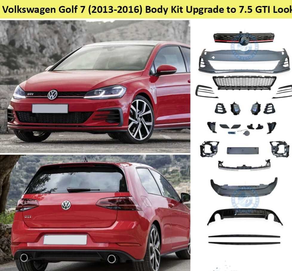 GTI Bodykit upgrade за golf 7 към golf 7.5 Пълен пакет GTI за голф 7