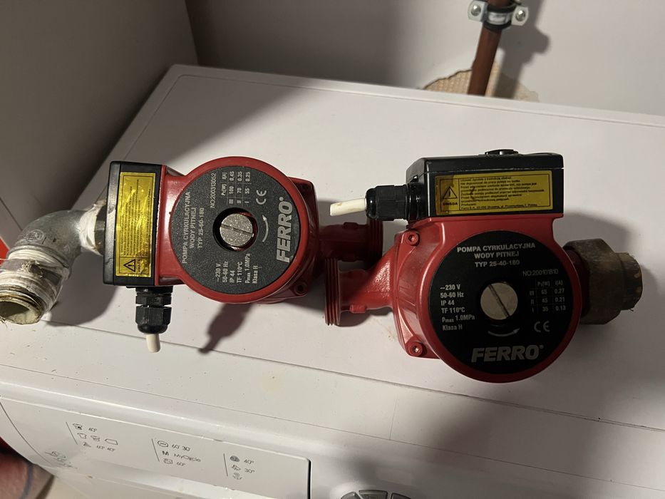 2 pompe de recirculare