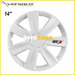 14"  Versaco Carbon GTX Тасове за джанти- бели