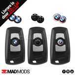 Set 2 buc emblema cheie BMW aluminiu seria 1 2 3 4 5 6 7 8 X i