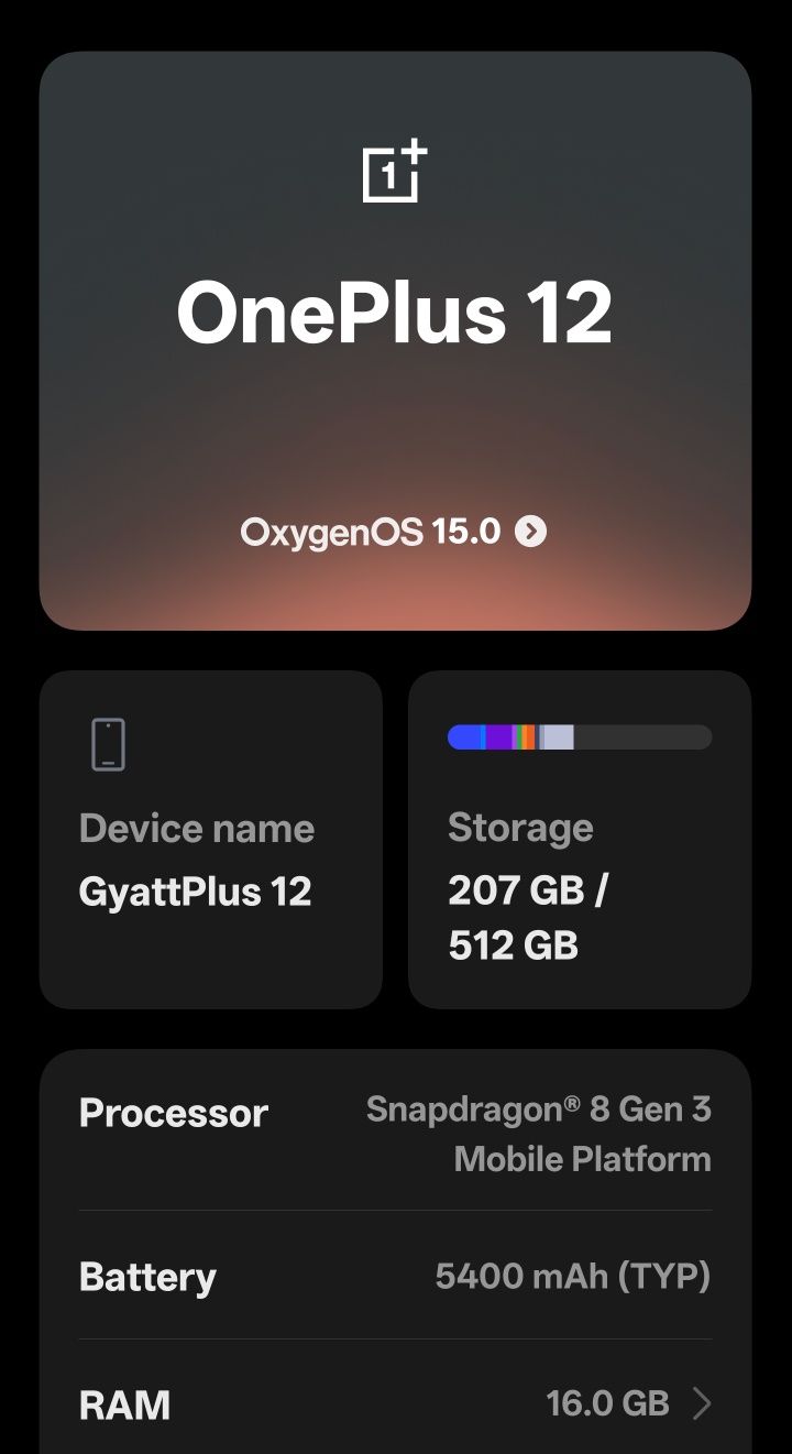 OnePlus 12 512gb Fullbox