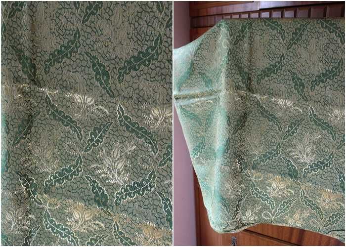 Красива и нова копринена покривка за маса