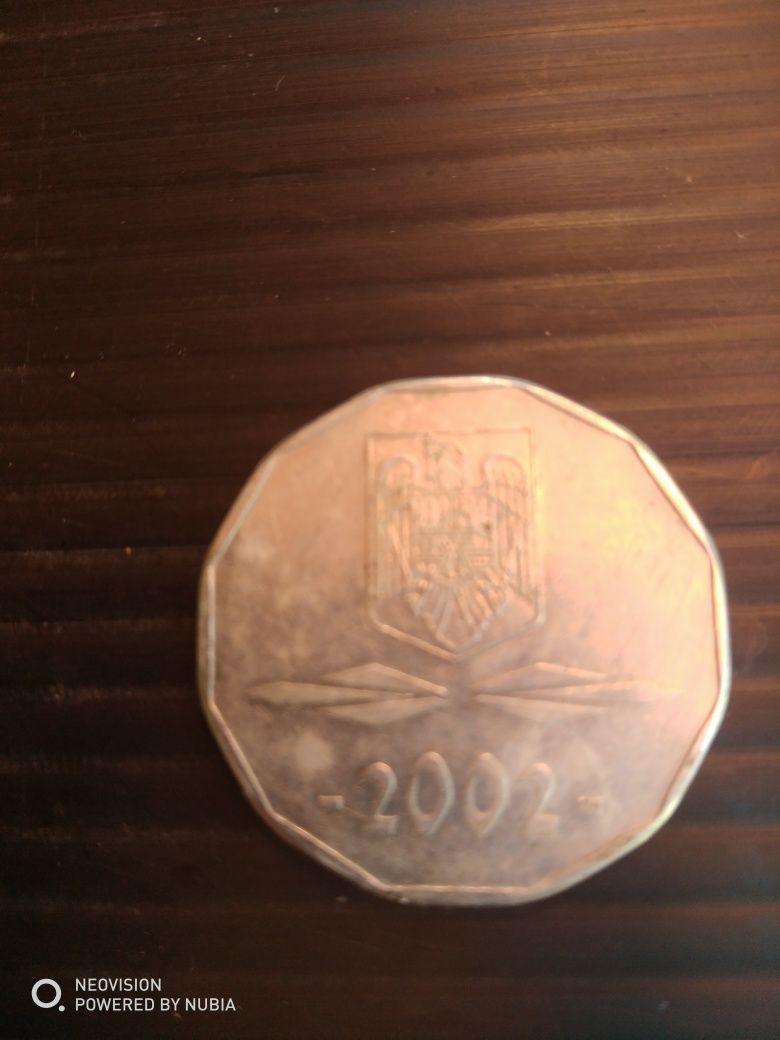 2Monede 5000 RON 2002