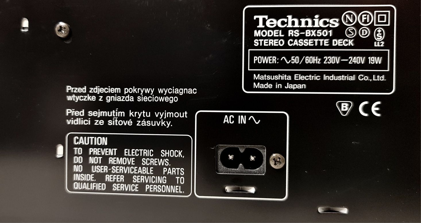 Technics rs bx501