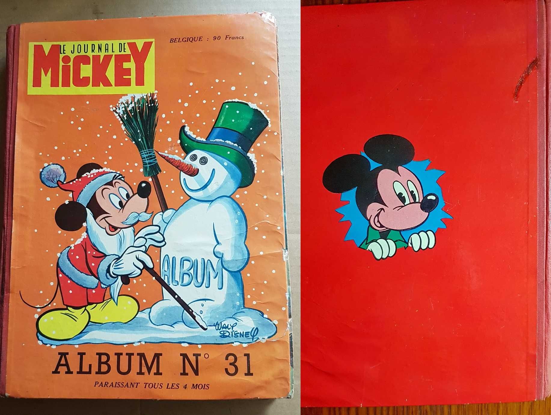 D478-Jurnalul lui MICKEY Walt Disney-Album 31-an 1964 Belgia franceza.