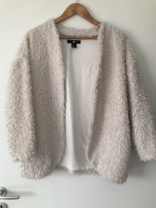 Vesta blanita/ teddy bear / pulover blanita
