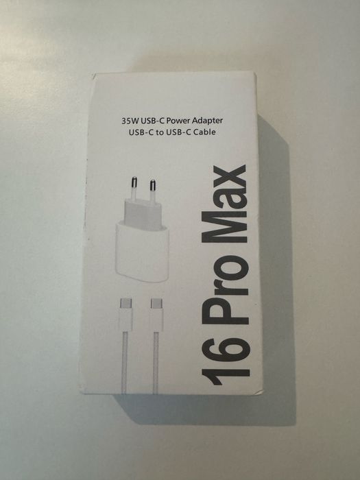 35W USB-C Power Adapter + USB-C to USB-C Cable