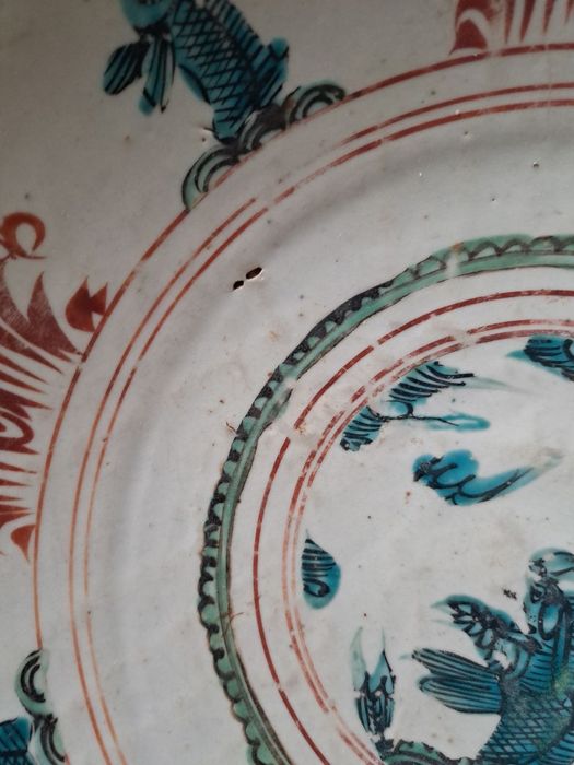 Стара китайска чиния ,  “Swatow” ware. Late Ming.     Стара китайска ч