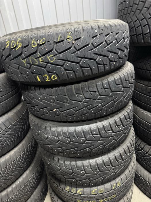 Шины зимним шипы 205/60 R16 покрышка резина колеса