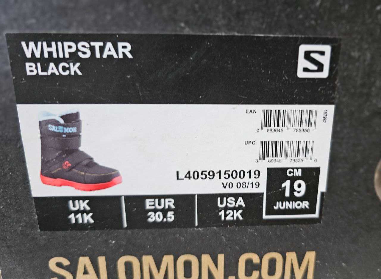 Детские сноубордические ботинки Salomon Whipstar