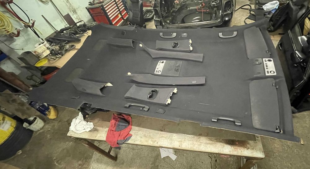 Plafon negru BMW Seria 5  E61 LCI Facelift 177 CP  2009 M PAKET