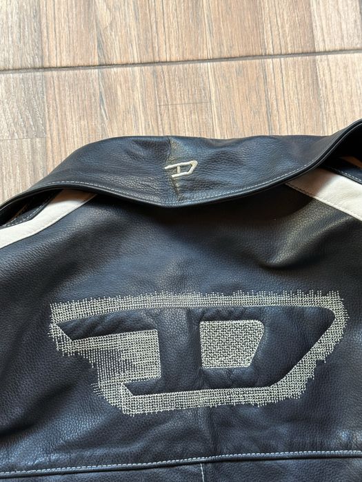 Кожено италиянски моторско яке XL