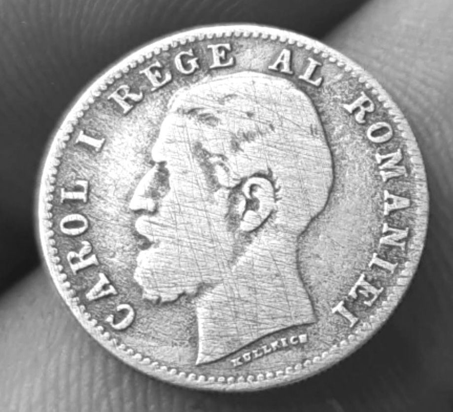 50 bani  1884 argint!