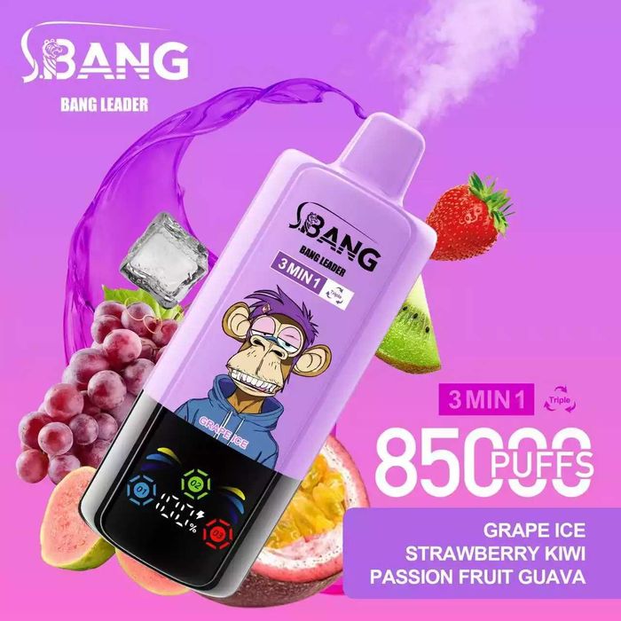 Vape Bang Leader 85000 Puffs - 3 Arome - Reîncărcabil - Model 2025