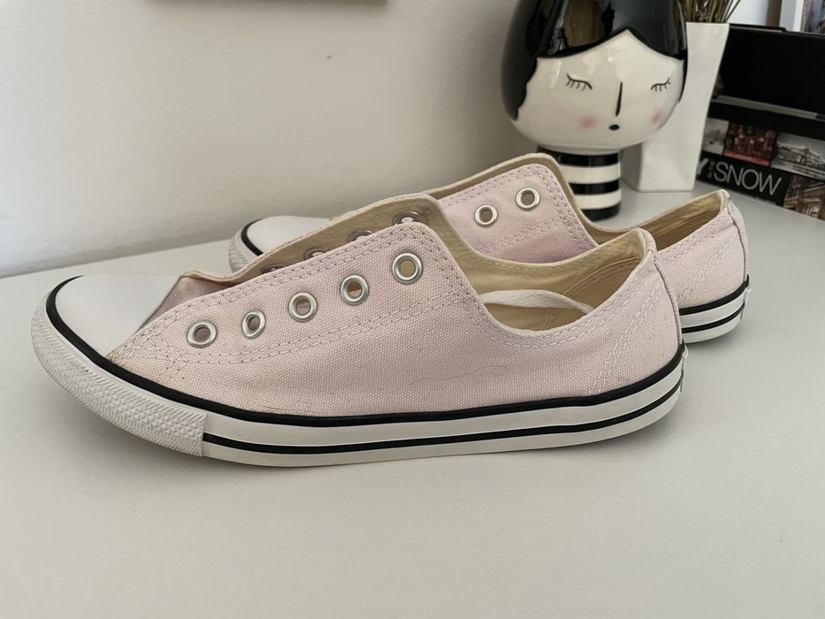 Кецове Converse в нежно розово