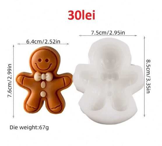 Matrite din Silicon pentru Craciun part 4– lumanari, sapun, ipsos