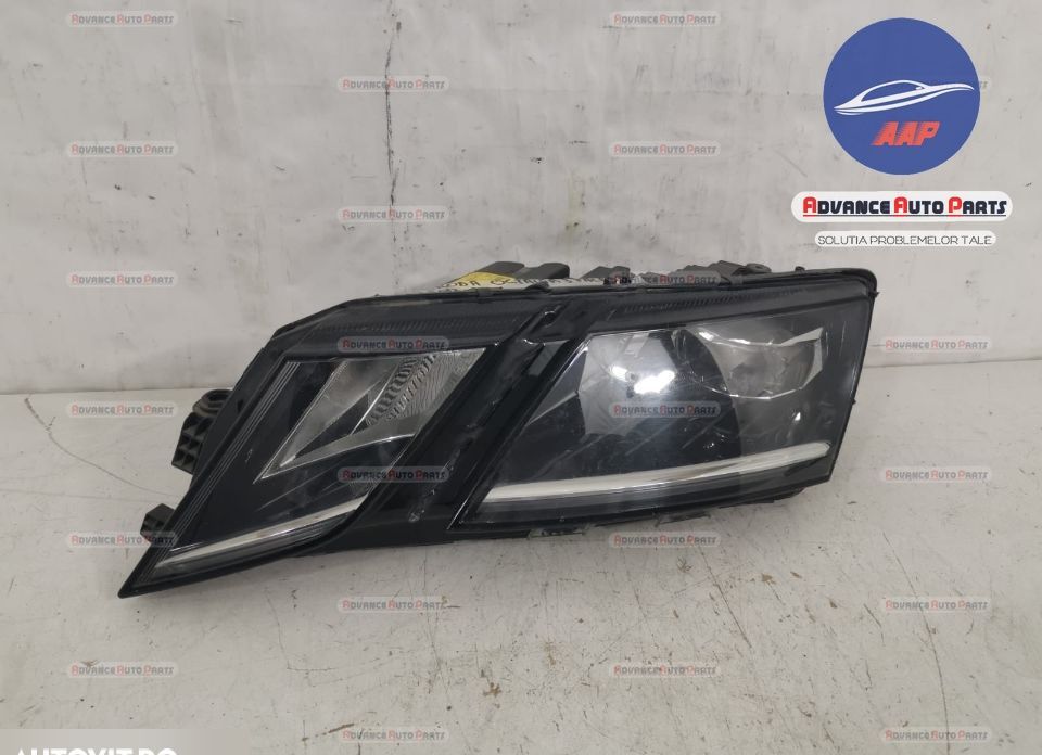 Ляв фар оригинален с Full Led Шкода / Skoda Octavia 3 [фейслифт] Ориги