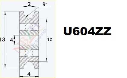 Миниатюрен сачмен лагер 625ZZ, MR105, F608ZZ, F688ZZ, F695Z U604ZZ 3D