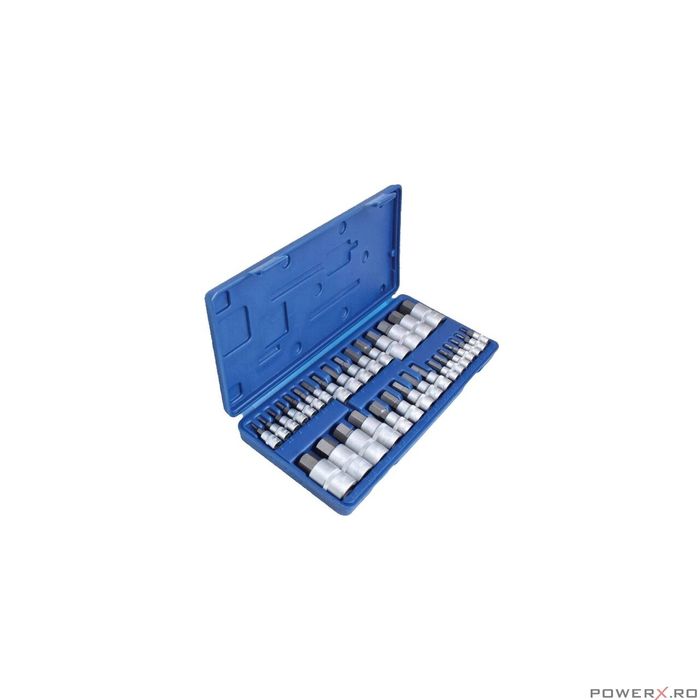 Trusa chei imbus hexagonale 1/4" si 3/8", 2-19 mm, metric si inch, 32