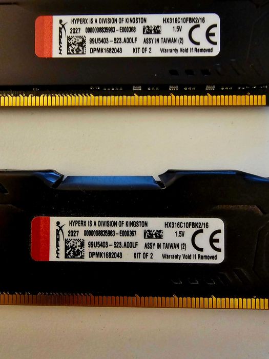Kit memorie ram Kingston HyperX Fury DDR3 16 Gb (2x8gb)
