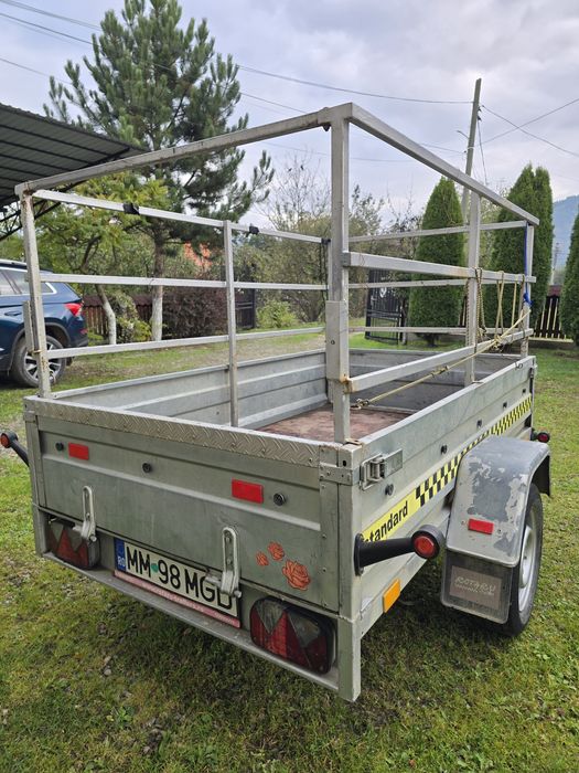 Remorcă NIEWIADOW B1 02X - 750 kg din 2017 – RANFORSATĂ și ROBUSTĂ