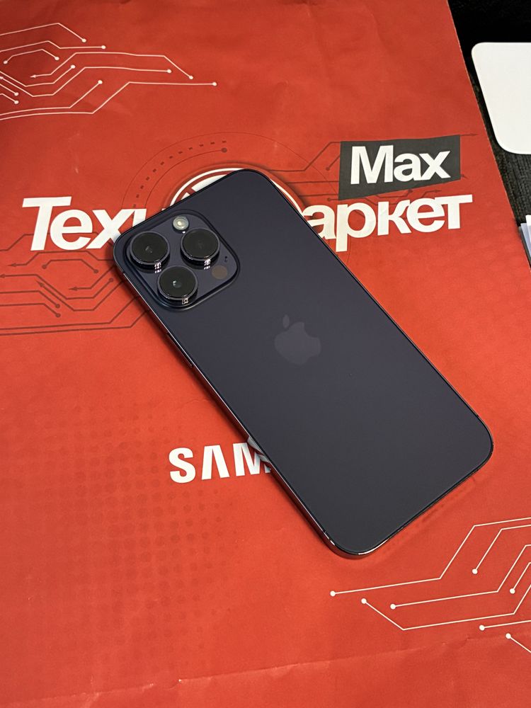 ***КАТО НОВ 256GB iPhone 14 Pro Max Гаранция Техномаркет 2025 Purple