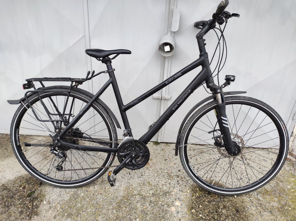 Bicicleta unisex 28 Black Cross City Bike