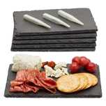 Set de farfurii din ardezie din 6 piese Juvale