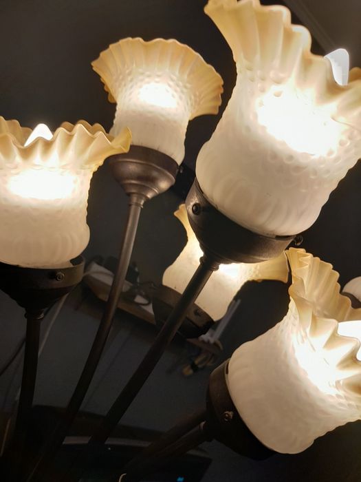 Lampa cu  6 lumini stil Tiffany super pentru cadou