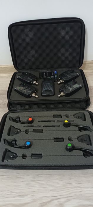 SET 4 Avertizori cu Statie Robinhan + 4 Swingere MKM3  FULL BLACK