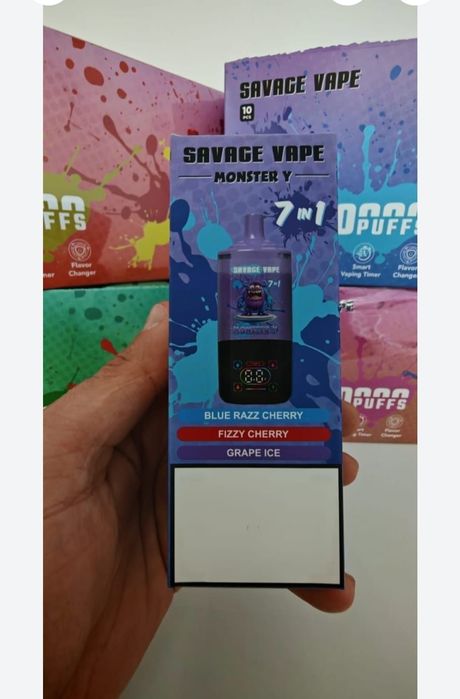 Vape 80.000 Puffs 7 Arome Separate Reincarcabil Display Display