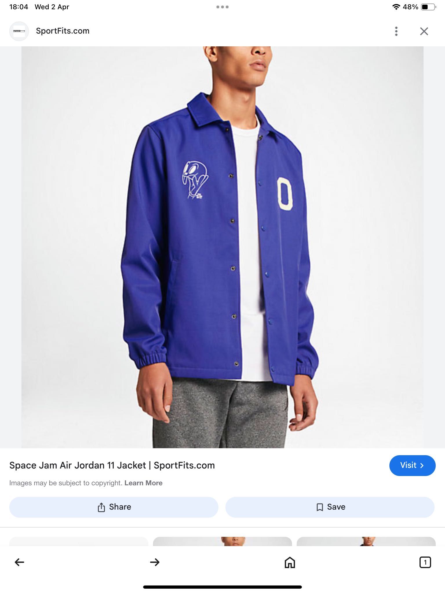 Air Jordan-оригинално яке 48 м