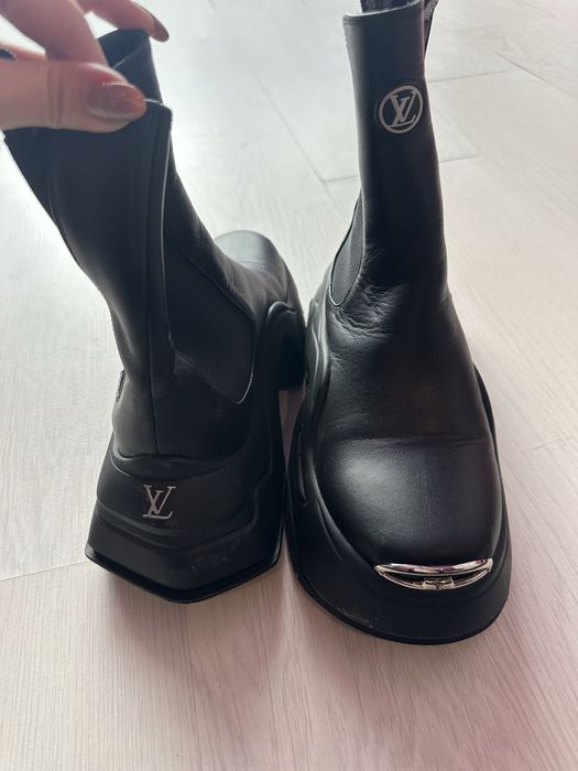 Боти LV естествена кожа