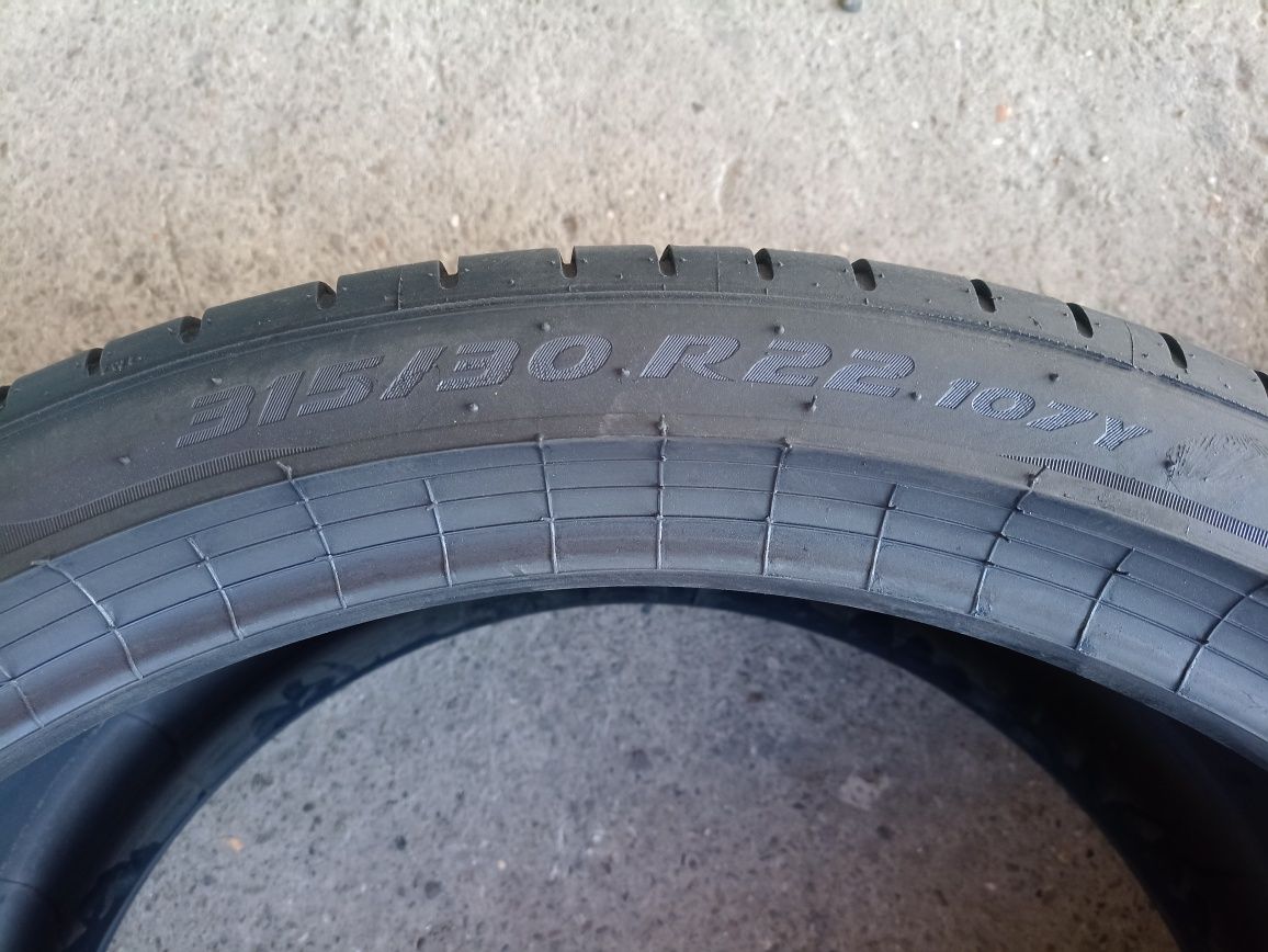 4 anvelope de vara Pirelli 2x275/35 R22 dot 2122 2x315/30 R22 dot 0521