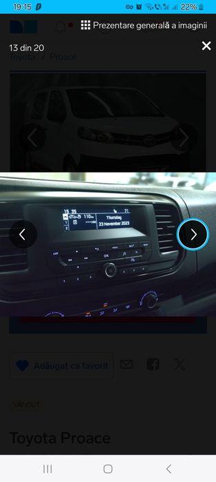 Toyota Pro Ace 2017 
  
 Primul proprietar!! 
 

4 difuzoare, Blu