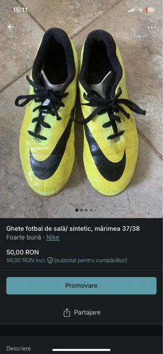 Ghete de sala/ sintetic