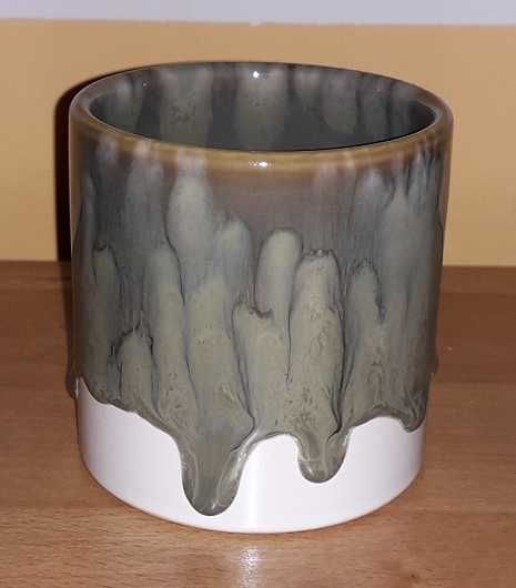 Pahar ceramic lava cu doua suporturi marmura + bonus