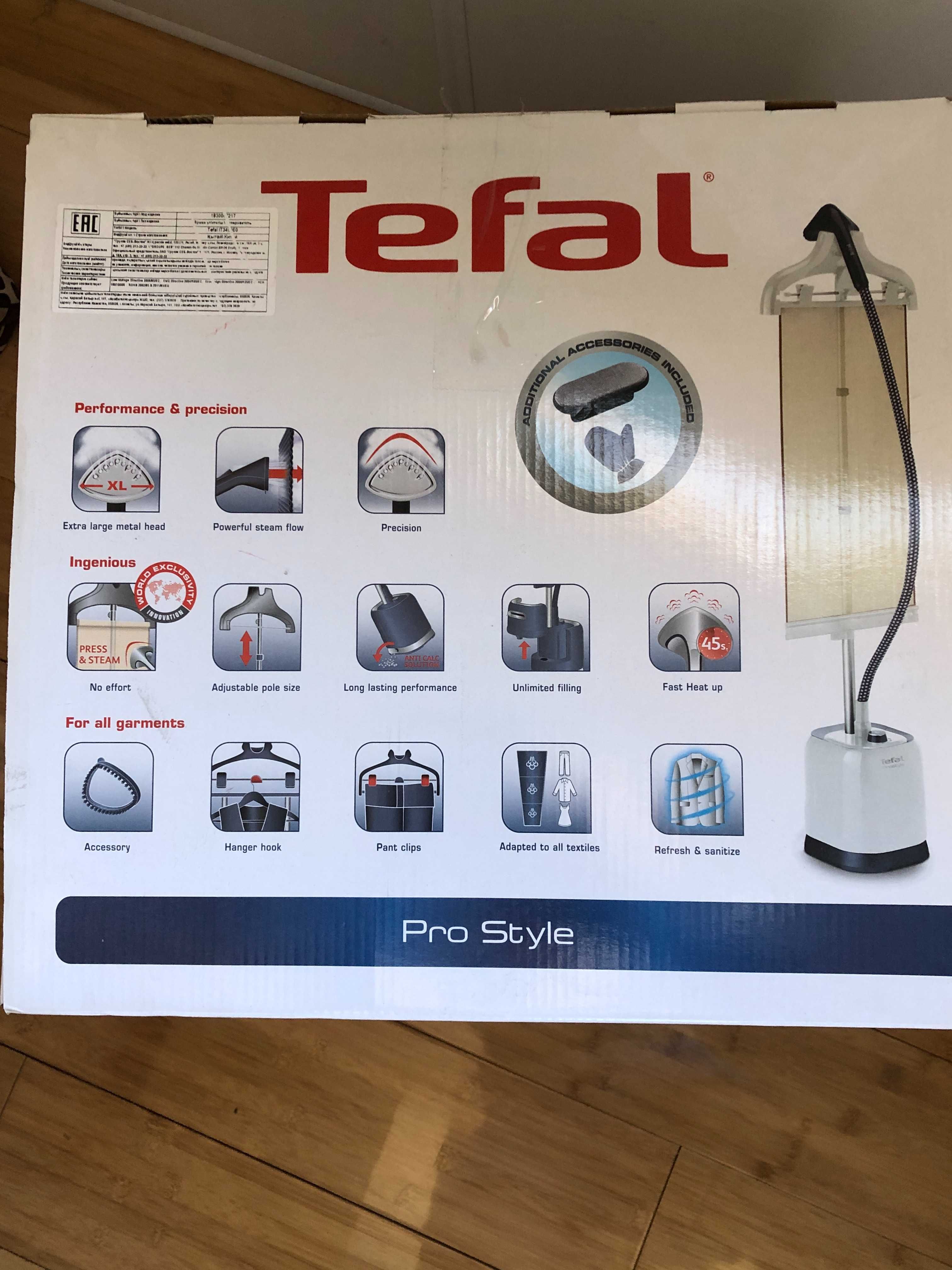 Отпариватель вертикальный  фирмы TEFAL 3460 Pro Slyle