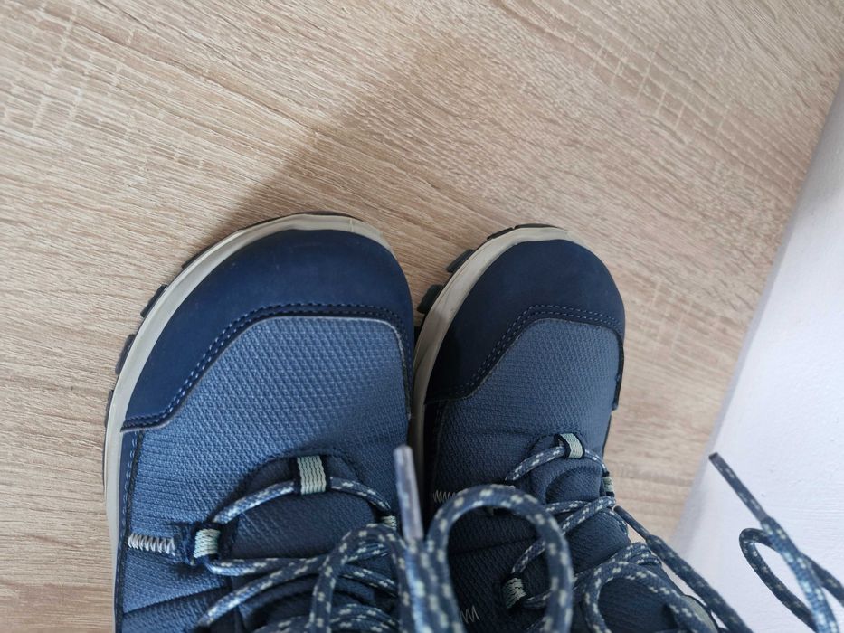 Ghete Iarnă cu Șireturi Impermeabile  Decathlon Călduroase Drumeţie 35